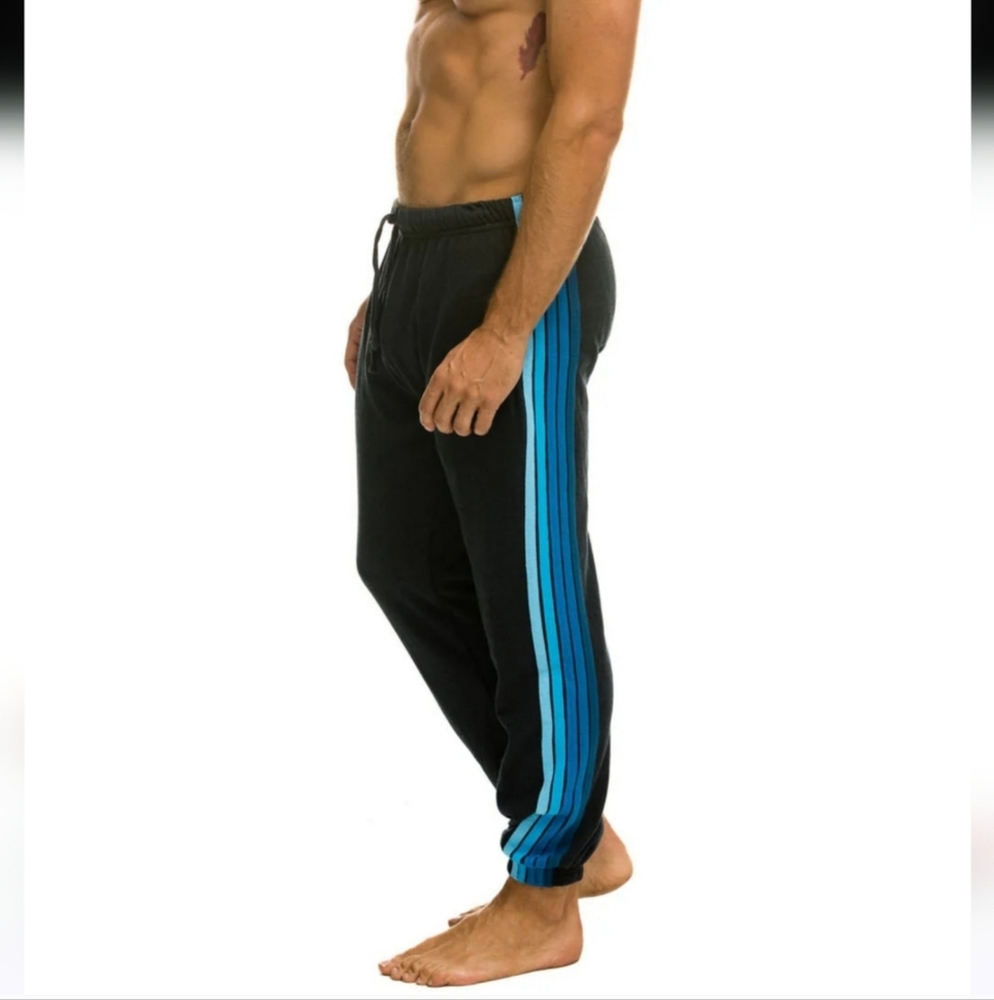 Aviator Nation  5 Stripe Jogger Mens Sweatpants XXL